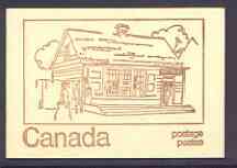 Canada 1972 Post Office of 1816 - 25c brown on cream Mail Transport booklet complete with fluorescent bands, mint SG SB78aq, stamps on postal, stamps on post office