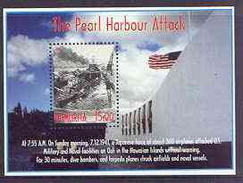 Udmurtia Republic 2001 Pearl Harbour Attack perf m/sheet unmounted mint, stamps on ww2, stamps on ships, stamps on  ww2 , stamps on 