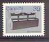 Canada 1982-87 Settle Bed 39c from Heritage Artefacts def set unmounted mint, SG 1062, stamps on artefacts, stamps on furniture