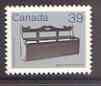 Canada 1982-87 Settle Bed 39c from Heritage Artefacts def set unmounted mint, SG 1062, stamps on , stamps on  stamps on artefacts, stamps on furniture