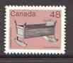 Canada 1982-87 Cradle 48c from Heritage Artefacts def set unmounted mint, SG 1064, stamps on artefacts, stamps on furniture