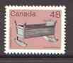 Canada 1982-87 Cradle 48c from Heritage Artefacts def set unmounted mint, SG 1064, stamps on , stamps on  stamps on artefacts, stamps on furniture