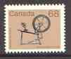 Canada 1982-87 Spinning Wheel 68c from Heritage Artefacts def set unmounted mint, SG 1068, stamps on artefacts, stamps on furniture, stamps on textiles, stamps on spinning