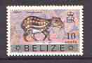 Belize 1973 Paca (Gibnut) 10c from opt