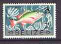 Belize 1973 Mutton Snapper Fish 50c from opt'd def set with new Country name, unmounted mint, SG 356, stamps on , stamps on  stamps on fish