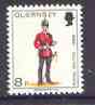 Guernsey 1974-78 Field Officer, Rifle Company 8p from Militia Uniforms def set unmounted mint, SG 108*, stamps on militaria, stamps on uniforms, stamps on firearms