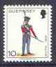 Guernsey 1974-78 Field Officer, 4th West Regt 10p from Militia Uniforms def set unmounted mint, SG 110*, stamps on , stamps on  stamps on militaria, stamps on  stamps on uniforms