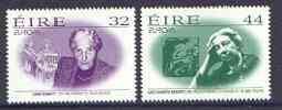 Ireland 1996 Europa, Famous Women set of two unmounted mint, SG 997-98, stamps on women, stamps on literature, stamps on suffrage, stamps on europa