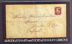Great Britain 1982 The Story of Stanley Gibbons £4 prestige booklet complete and very fine SG DX3, stamps on postal, stamps on stamp on stamp, stamps on stamponstamp
