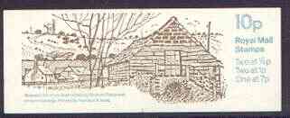 Booklet - Great Britain 1978-79 Farm Buildings #6 (Sussex) 10p booklet complete, SG FA9