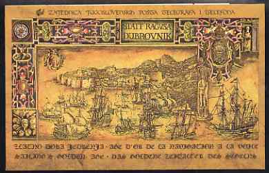 Booklet - Yugoslavia 1989 Sailing Ships 9000d booklet complete and pristine, stamps on ships