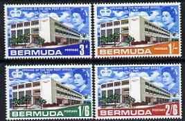 Bermuda 1967 Opening of New Post Office set of 4 unmounted mint, SG 204-07, stamps on , stamps on  stamps on postal, stamps on  stamps on post offices