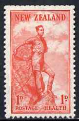 New Zealand 1937 Health - Rock Climbing unmounted mint, SG 602, stamps on mountains, stamps on  kg6 , stamps on 