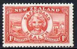 New Zealand 1936 Health - Health Club unmounted mint SG 598