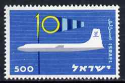 Israel 1959 Tenth Anniversary of Civil Aviation unmounted mint, SG 165