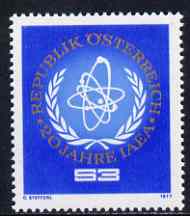 Austria 1977 Atomic Energy Agency unmounted mint, SG 1785, Mi 1548*, stamps on , stamps on  stamps on energy, stamps on atomics, stamps on science