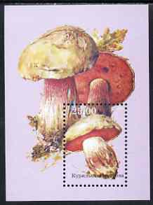 Kuril Islands 2001 Fungi perf souvenir sheetlet containing 1 value unmounted mint, stamps on fungi