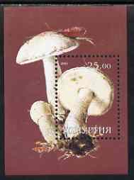 Udmurtia Republic 2001 Fungi perf souvenir sheetlet containing 1 value unmounted mint, stamps on fungi