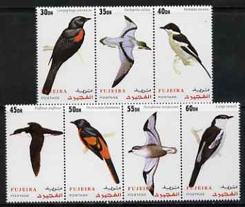 Fujeira 2000 Birds perf set of 7 values complete unmounted mint, stamps on , stamps on  stamps on birds, stamps on 