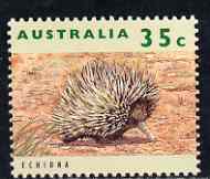 Australia 1992 Achidna (Anteater) 35c (from wildlife def set) unmounted mint SG 1362, stamps on animals, stamps on mammals