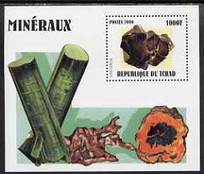 Chad 1999 Minerals perf m/sheet unmounted mint, stamps on minerals