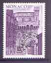 Monaco 1976-77 Palace Clock Tower 90c violet precancel unmounted mint, SG 1260, stamps on palaces, stamps on clocks