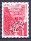 Monaco 1976-77 Palace Clock Tower 95c carmine precancel unmounted mint, SG 1261, stamps on , stamps on  stamps on palaces, stamps on  stamps on clocks