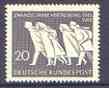 Germany - West 1965 East German Refugees 20pf unmounted mint SG 1400*, stamps on refugees