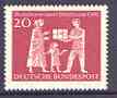 Germany - West 1963 CRALOG & CARE Organisations 20pf unmounted mint, SG 1304*, stamps on , stamps on  stamps on refugees, stamps on  stamps on human rights