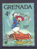 Grenada 1979 Donald Duck playing Golf 4c from Int Year of the Child (3rd issue) unmounted mint, SG 1029, stamps on , stamps on  stamps on golf