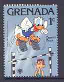 Grenada 1979 Donald Duck High Jumping 1c from Int Year of the Child (3rd issue) unmounted mint, SG 1026, stamps on , stamps on  stamps on high jump