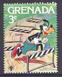 Grenada 1979 Goofy Hurdling 3c from Int Year of the Child (3rd issue) unmounted mint, SG 1028, stamps on hurdles