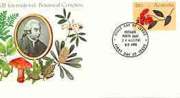 Australia 1981 International Botanical Congress 24c postal stationery envelope with first day cancellation