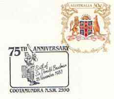 Australia 1983 Coat of Arms of New South Wales 30c postal stationery envelope with special illustrated 