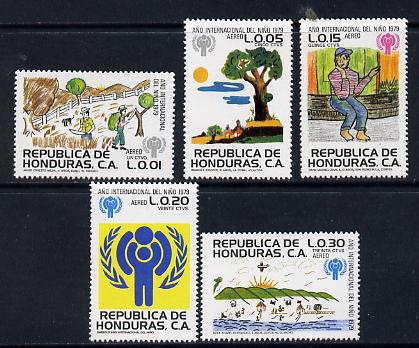 Honduras 1980 Year of the Child set of 5 unmounted mint (SG 977-81), stamps on , stamps on  stamps on children, stamps on  stamps on  iyc , stamps on  stamps on 