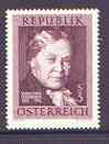 Austria 1966 Death Anniversary of Maria Ebner-Eschenbach (writer) unmounted mint SG 1465, stamps on , stamps on  stamps on literature, stamps on  stamps on women, stamps on  stamps on personalities