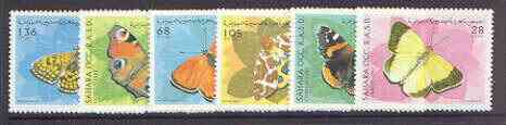 Sahara Republic 1997 Butterflies complete perf set of 6 unmounted mint, stamps on , stamps on  stamps on butterflies