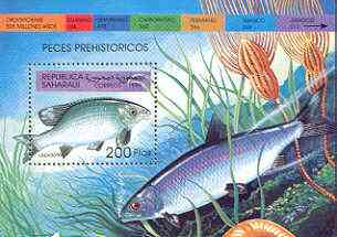 Sahara Republic 1999 Fish perf m/sheet unmounted mint, stamps on , stamps on  stamps on fish