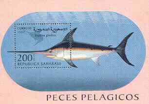 Sahara Republic 1997 Fish perf m/sheet unmounted mint, stamps on , stamps on  stamps on fish, stamps on  stamps on swordfish