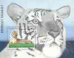 Sahara Republic 1997 Big Cats (Tiger) perf m/sheet unmounted mint, stamps on cats, stamps on tigers
