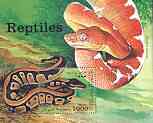 Somalia 1998 Reptiles (Python) perf m/sheet unmounted mint, stamps on , stamps on  stamps on reptiles, stamps on  stamps on snakes, stamps on  stamps on snake, stamps on  stamps on snakes, stamps on  stamps on 