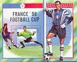 Somalia 1997 Football World Cup (France 98) perf m/sheet unmounted mint, stamps on football, stamps on sport