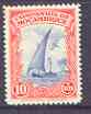 Mozambique Company 1937 Coastal Dhow 10c unmounted mint, SG 288*, stamps on ships, stamps on dhows, stamps on sailing