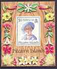 Pitcairn Islands 1995 Queen Mother's 95th Birthday m/sheet unmounted mint, SG MS478, stamps on , stamps on  stamps on royalty, stamps on  stamps on queen mother