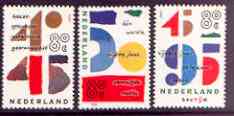 Netherlands 1995 Anniversaries (WW2 & UN) set of 3 unmounted mint, SG 1763-65, stamps on united nations, stamps on ww2
