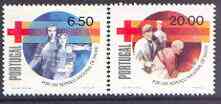 Portugal 1979 National Health Service set of 2 unmounted mint, SG 1780-81, stamps on , stamps on  stamps on medical, stamps on  stamps on red cross, stamps on  stamps on 