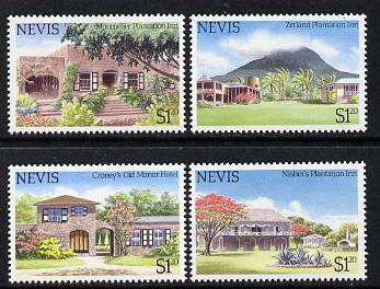 Nevis 1985 Tourism (2nd series) set of 4 (SG 245-8) unmounted mint, stamps on tourism