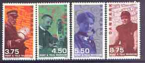 Denmark 1998 Post & Tele Museum set of 4 unmounted mint, SG 1137-40, stamps on postal, stamps on museums, stamps on telephones, stamps on communications, stamps on postman, stamps on 