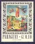 Paraguay 1970 Easter Painting 10c by Rafael unmounted mint, stamps on easter, stamps on arts, stamps on raffael