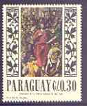 Paraguay 1970 Easter Painting 30c by El Greco unmounted mint, stamps on easter, stamps on arts, stamps on el greco
